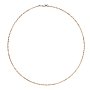 Collar Gold Rose y Acero