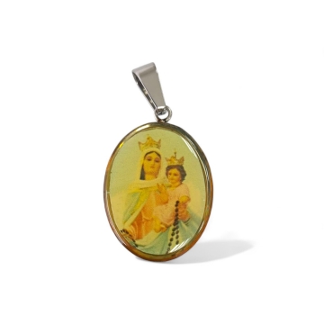 Dije de Acero-Virgen del Carmen