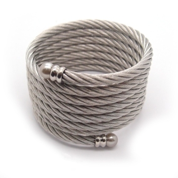 Pulsera ajustable detalles en Perlas