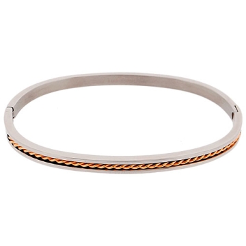 Pulsera Gold Rose cierre presión