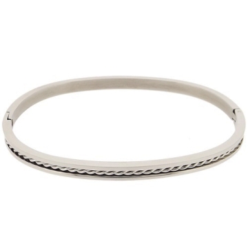 Pulsera tono Acero cierre presión