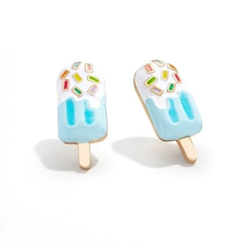 Aretes de Acero Tono Dorado