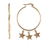 Aretes hoop estrellas thumbnail