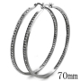 Aretes hoop con pequeñas zirconias thumbnail