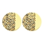 Aretes Stud Tono Dorado con Esmalte Multicolor thumbnail