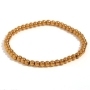 Brazalete de Acero Tono Dorado de Cuentas Esféricas de 4 mm thumbnail