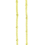 Cadena de Acero, Tono Dorado, Largo 70 cm + Ext5cm, Ancho: 1.50 mm thumbnail