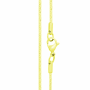 Cadena de Acero, Tono Dorado, Largo 70 cm + Ext5cm, Ancho: 2.30 mm thumbnail