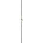 Cadena de PU Negro, Cierre de Acero, L= 45cm, Esp= 1mm thumbnail