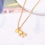 Collar de Acero Tono Dorado thumbnail