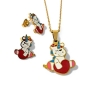 Set de Acero, Collar y Aretes thumbnail