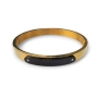 Pulsera Dorada con detalles en Negro thumbnail