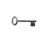 Charm de Acero en Forma de Llave, Tono Acero thumbnail