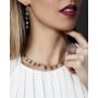 Collar con Cristales Multicolor  40 cm + 5cm Extension  thumbnail