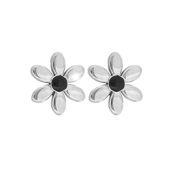 Arete Flor Dos Tonos