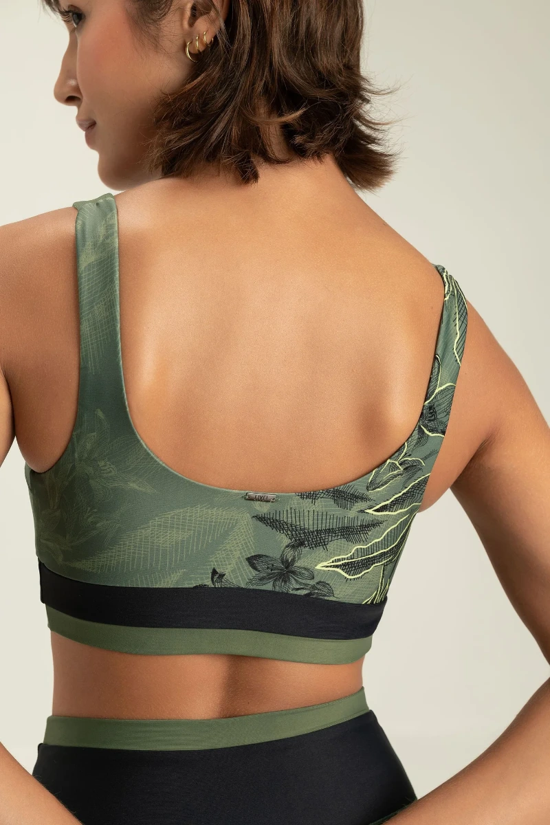 Jungle Sport Bra - Flip image view