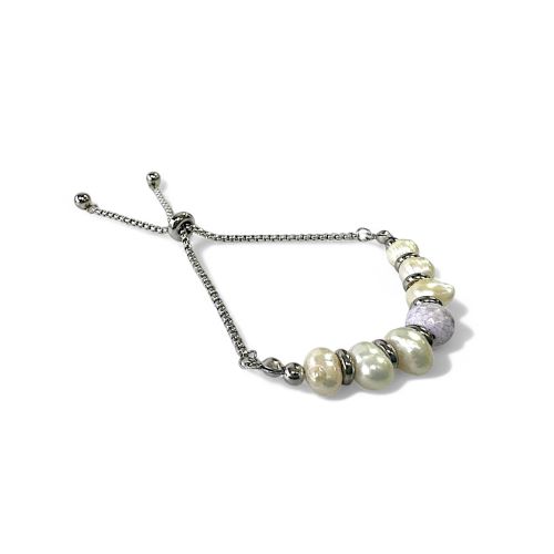 Brazalete Ajustable con piedras - Flip image view